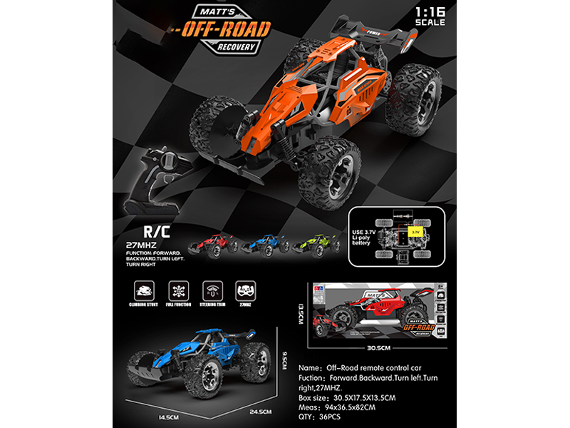 1:16 R/C Desert Climbing Vehicle