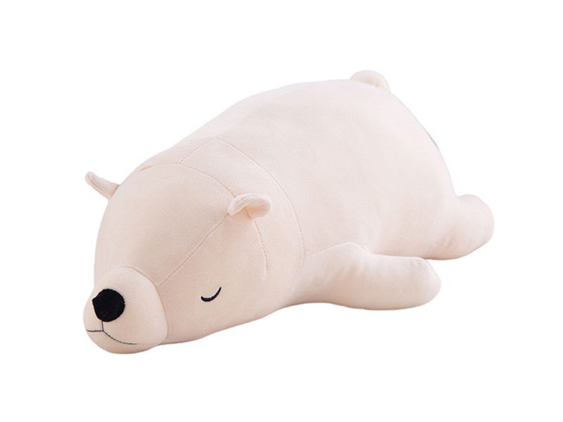 35CM White Polar Bear Plush Pillow