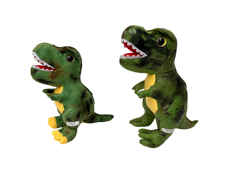 Small Simulation Green Plush Tyrannosaurus Dinosaur