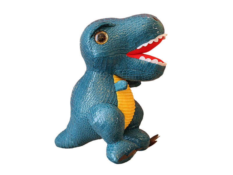 Simulated Blue Plush Tyrannosaurus Rex