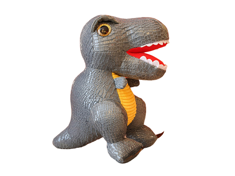 Simulated Grey Plush Tyrannosaurus Rex