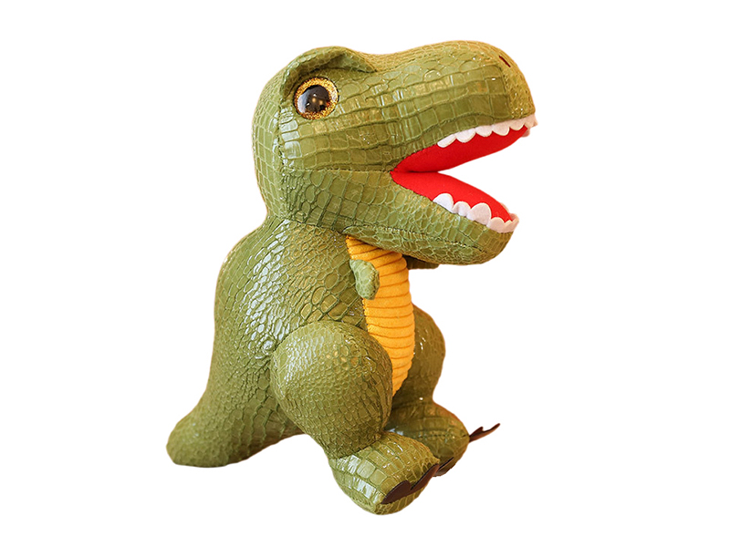 Simulated Green Plush Tyrannosaurus Rex