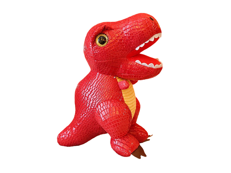 Simulated Red Plush Tyrannosaurus Rex