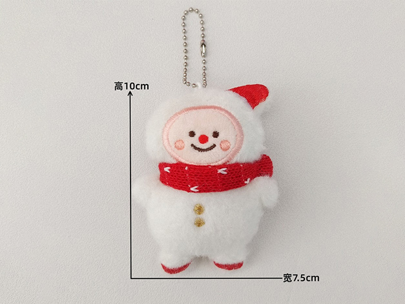 Christmas Snowman Plush Pendant