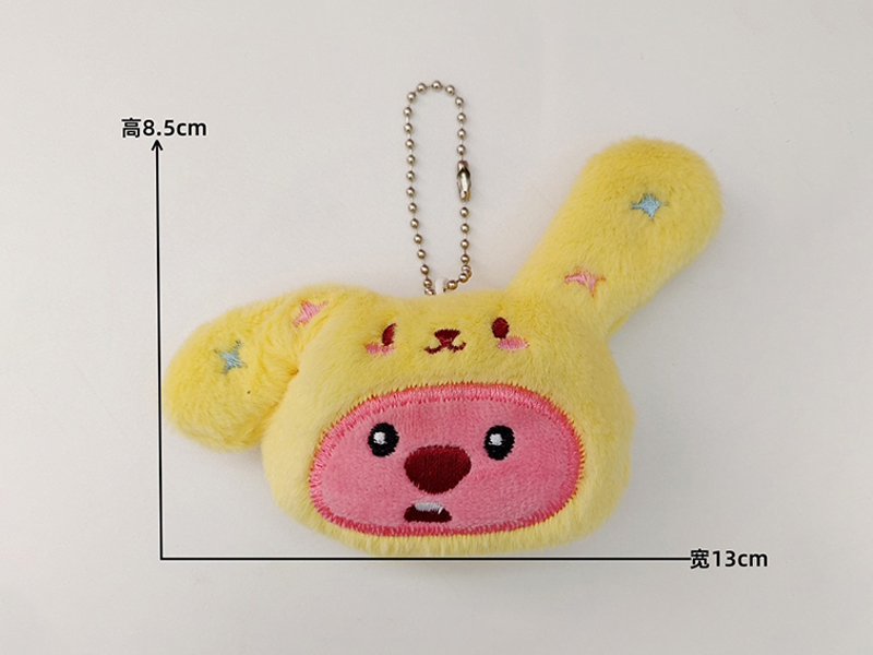 Cross Dressing Cartoon Plush Pendant