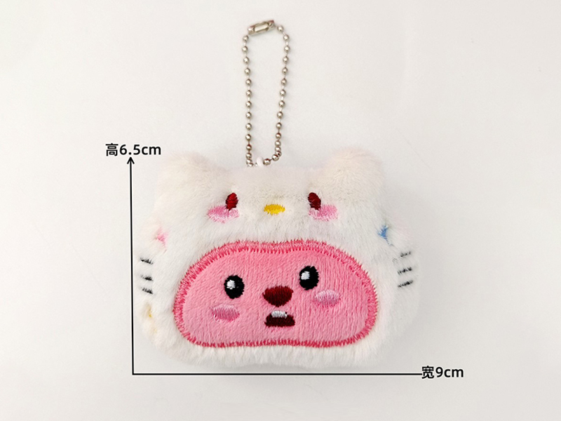 Cross Dressing Cartoon Plush Pendant