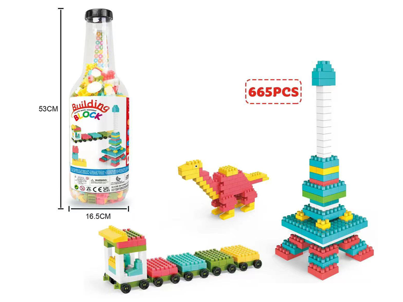 Versatile Puzzle Blocks 665PCS