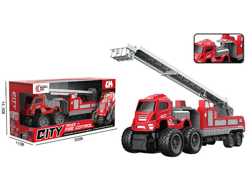 4WD Double Friction Elevating Fire Truck