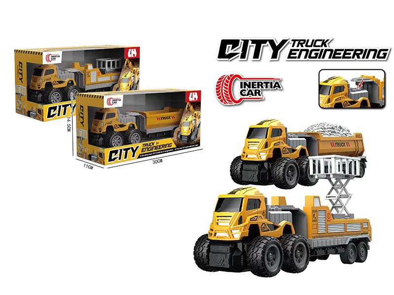 4WD Double Friction City Engineering Elevating Platform Truck/Dump Truck