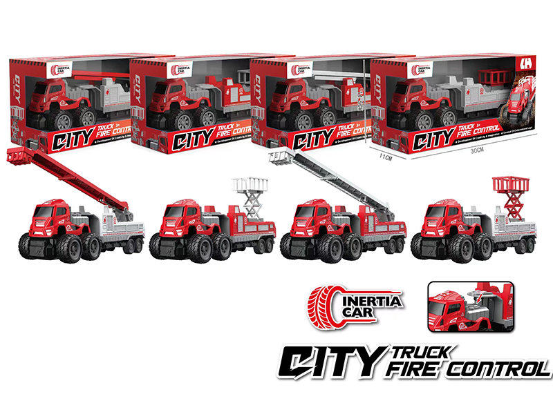 4WD Double Friction Elevating Fire Truck/Elevating Platform Fire Truck