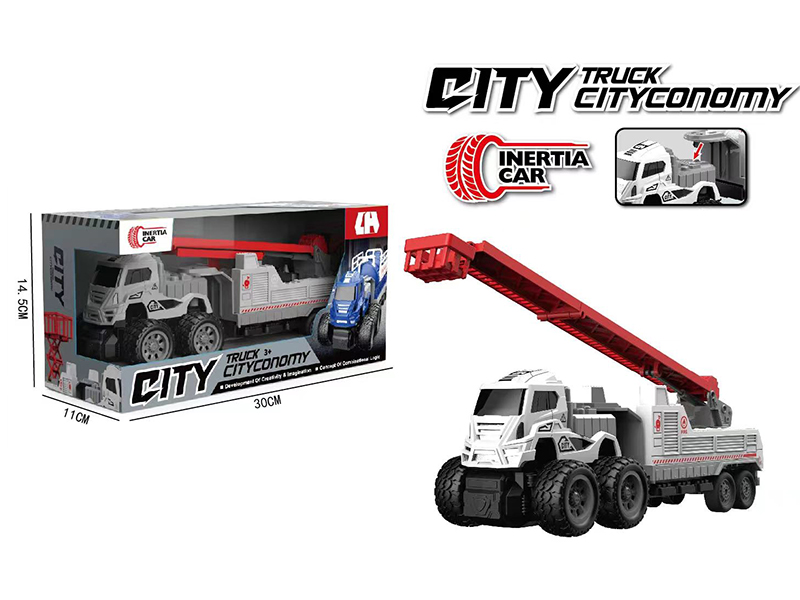 4WD Double Friction Elevating Fire Truck