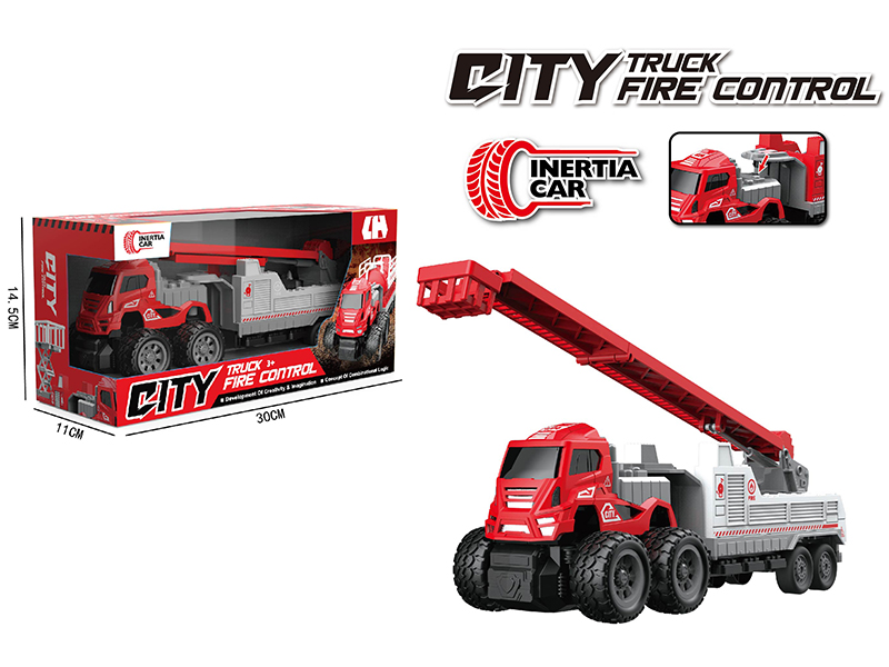 4WD Double Friction Elevating Fire Truck