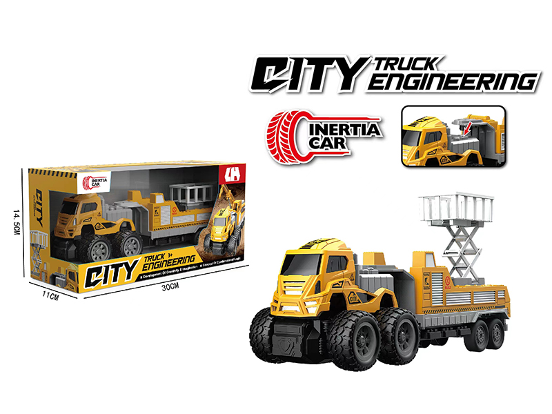 4WD Double Friction City Engineering Elevating Platform Truck