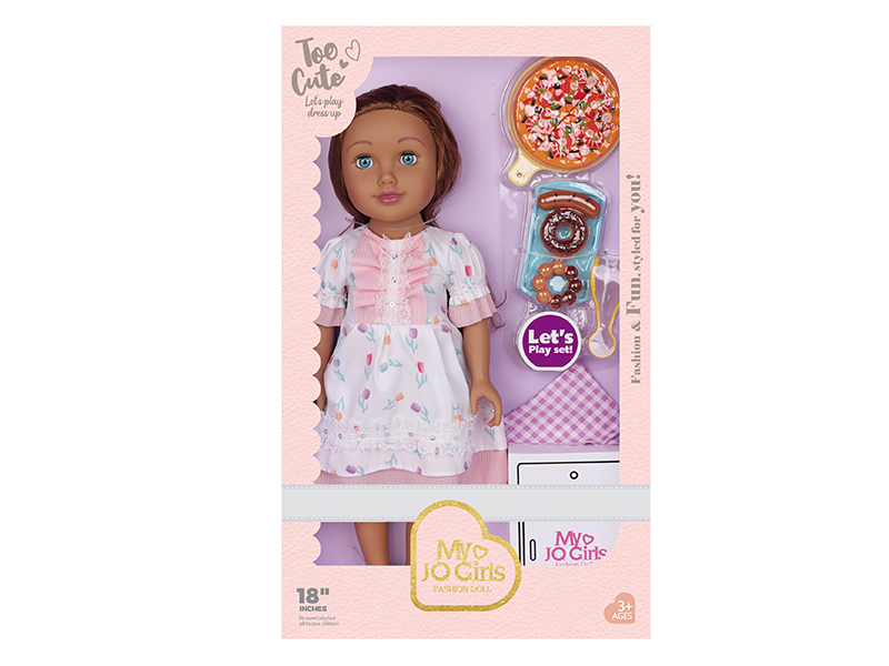 18 Inch Fashion Doll With Accessories