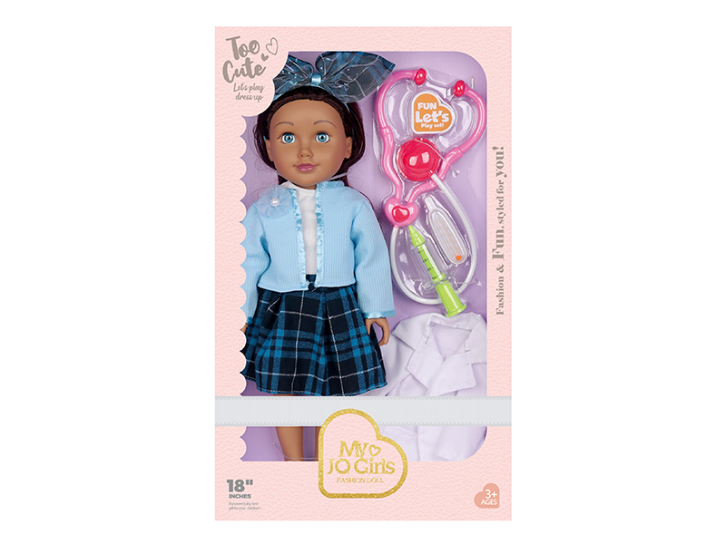 18 Inch Fashion Doll With Accessories