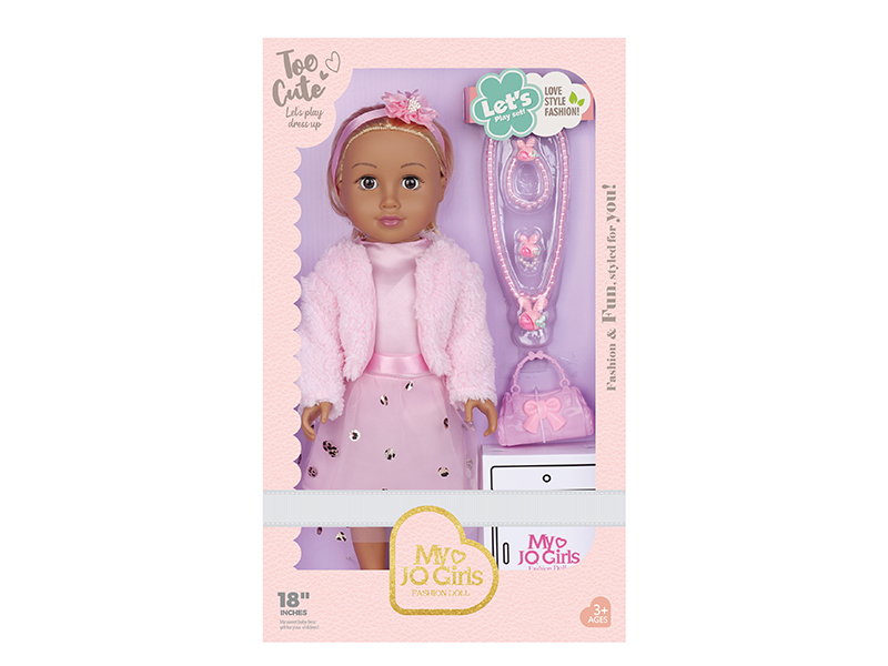 18 Inch Fashion Doll With Accessories