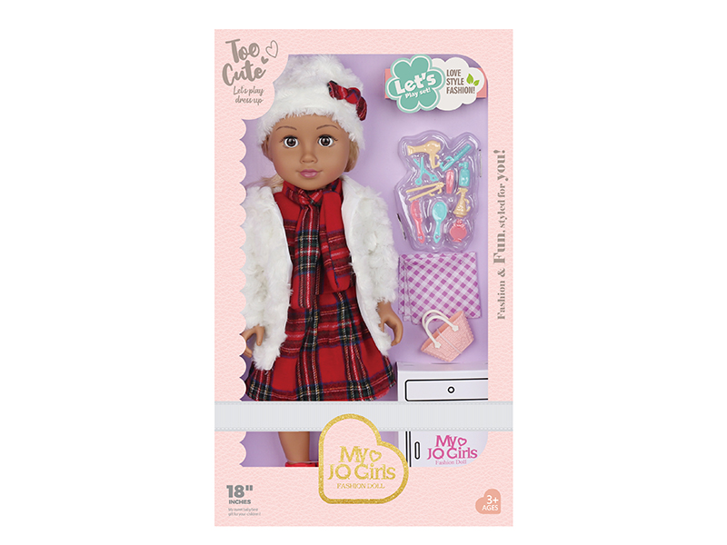 18 Inch Fashion Doll With Accessories