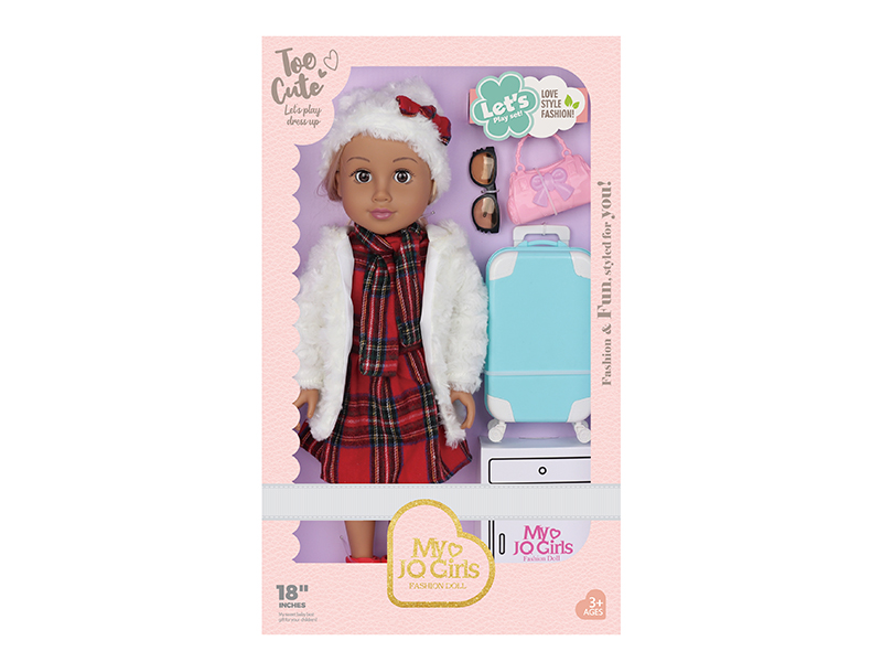 18 Inch Fashion Doll With Accessories