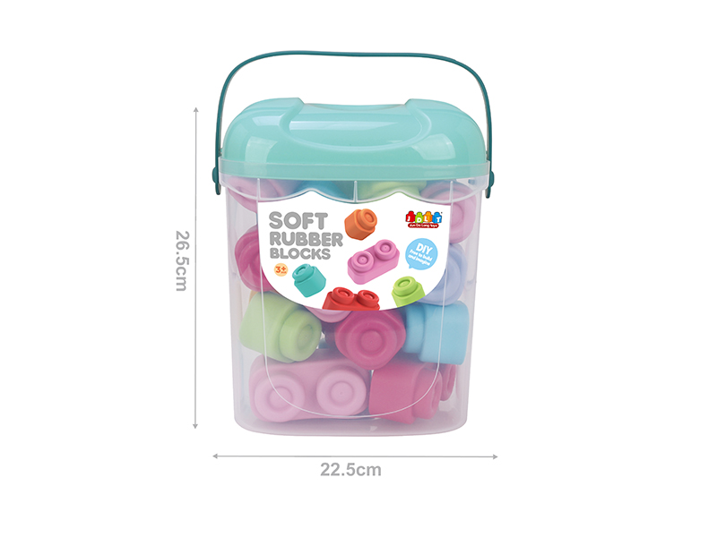 Soft Plastic Building Blocks 25pcs