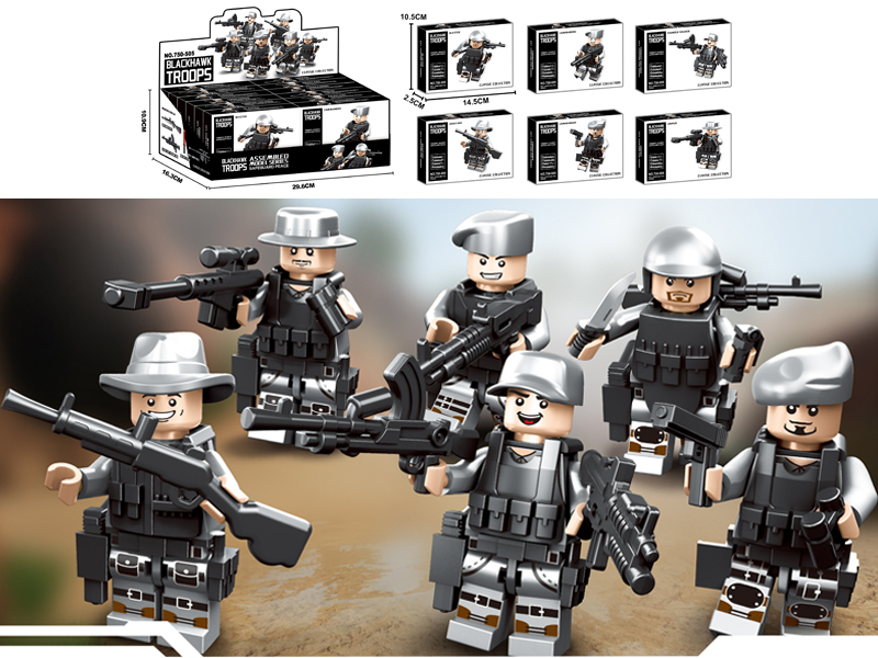 12PCS Elite Team Model Building Blocks