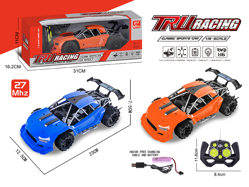 27Mhz 4CH Remote Control Classic Sports Car(Mustang)