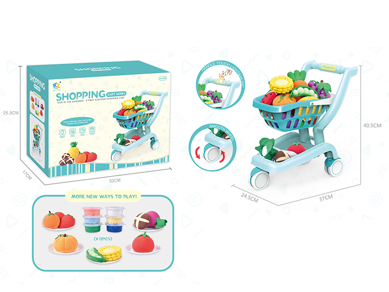 Shopping Cart + Color Clay 12PCS