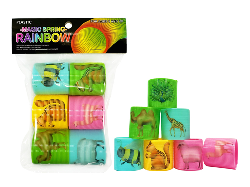 6PCS Animal Park Rainbow Circle