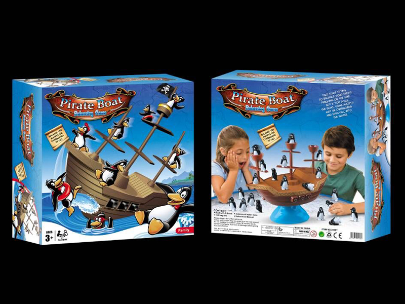 Pirate Boat Balance Game