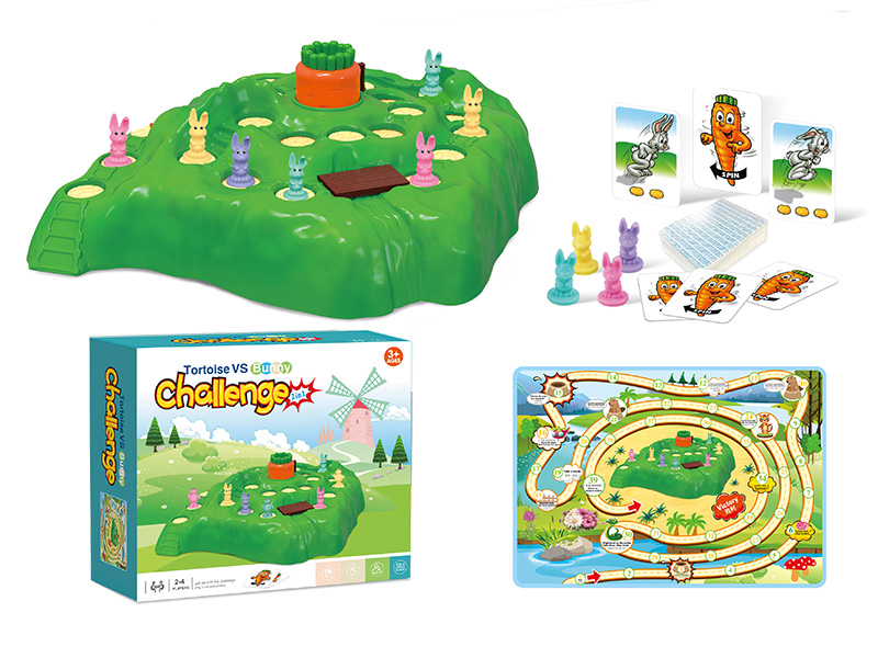 Tortoise VS Bunny Challenge Game(Basic Edition) + Map