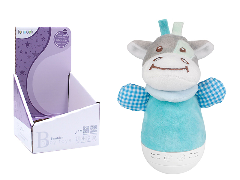 Tumbler Night Light Baby Toy - Donkey