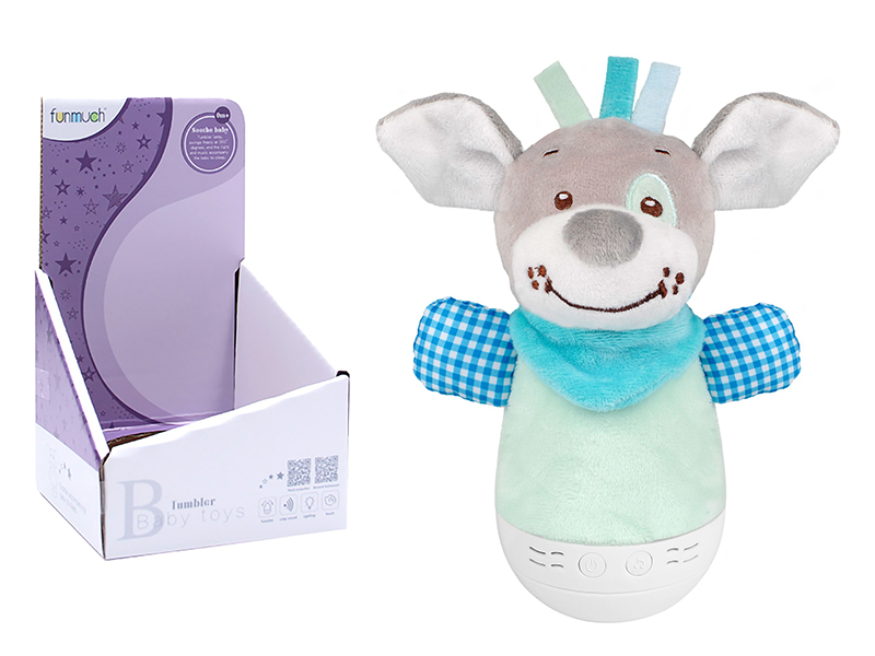 Tumbler Night Light Baby Toy - Dog