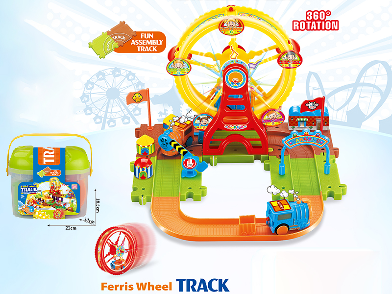 Ferris Wheel B/O Train Track Building Blocks 31PCS