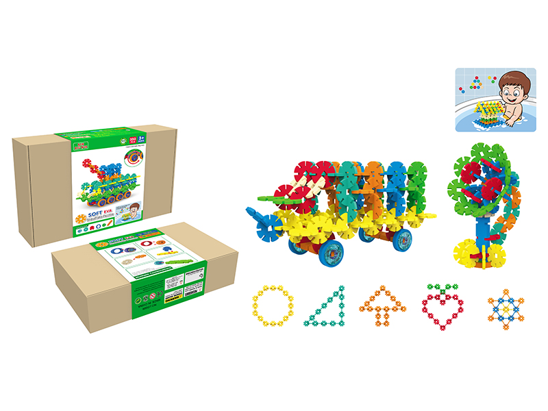 EVA Soft Snowflake BUilding Blocks 330pcs