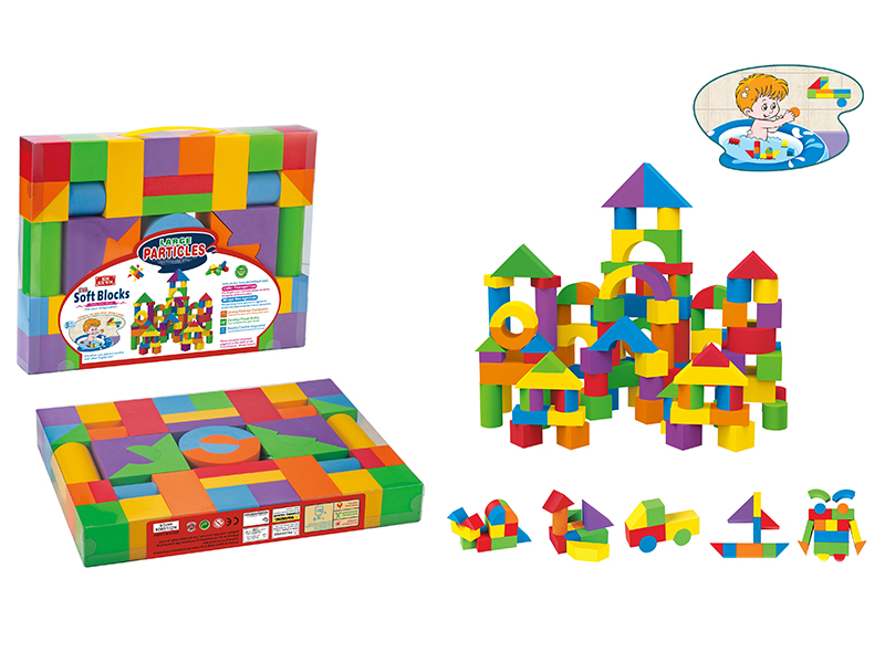 EVA Large Particle Early Education Soft Building Blocks 46pcs