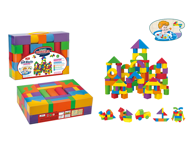EVA Large Particle Early Education Soft Building Blocks 61pcs