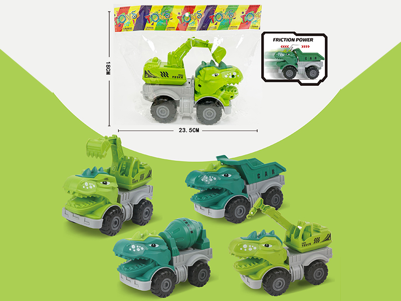 Friction Dinosaur Engineering Truck