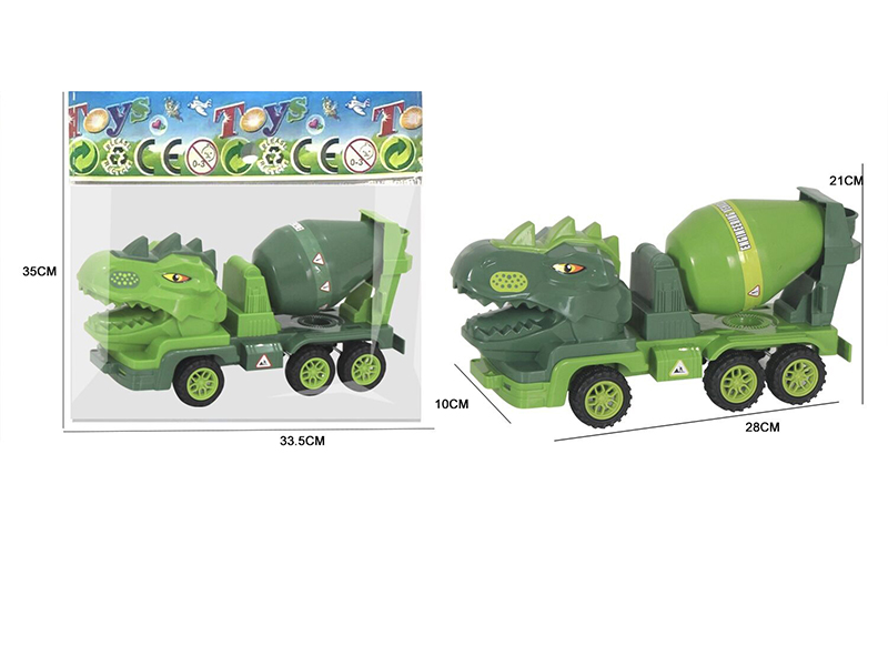 Friction Dinosaur Oil Tank Truck