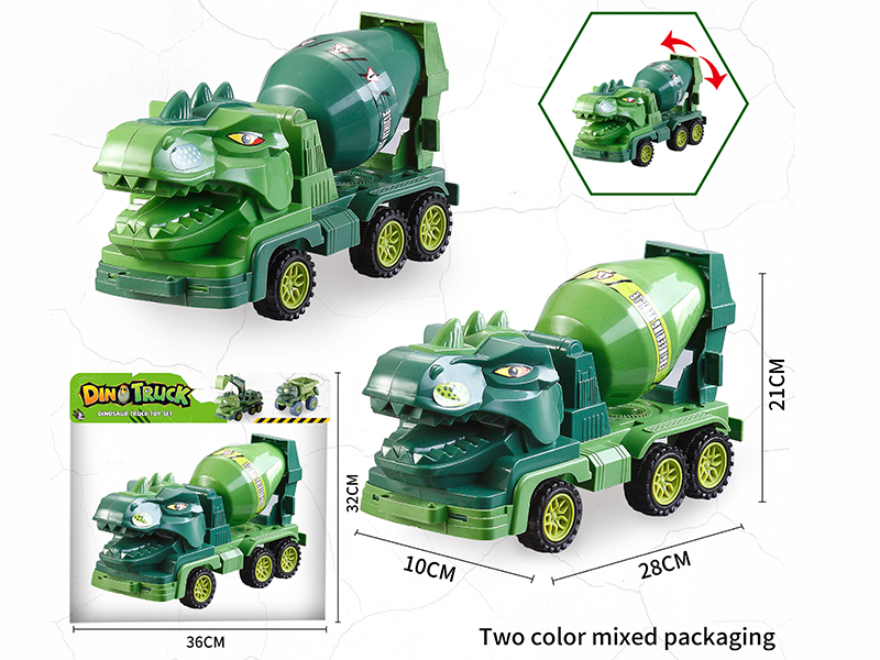 Friction Dinosaur Oil Tank Truck