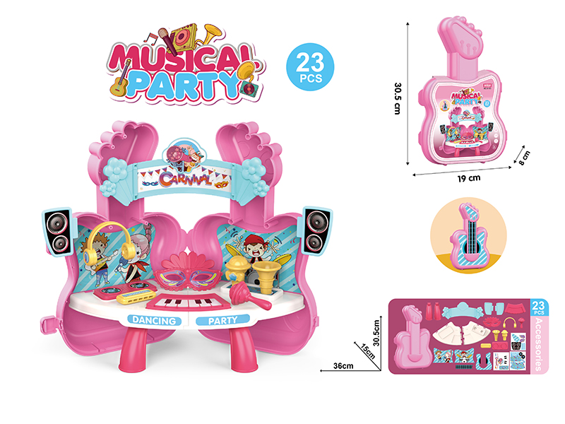 Guitar Storage Box Musical Party Set