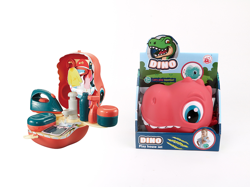 23PCS Sanitary Ware Storage Dinosaur Backpack