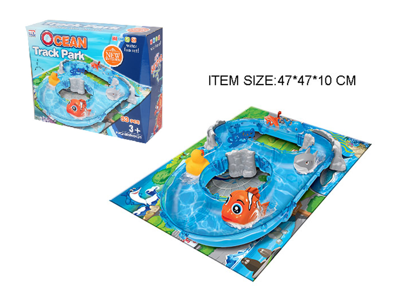 Water Fun Set Ocean Track Park(53PCS)