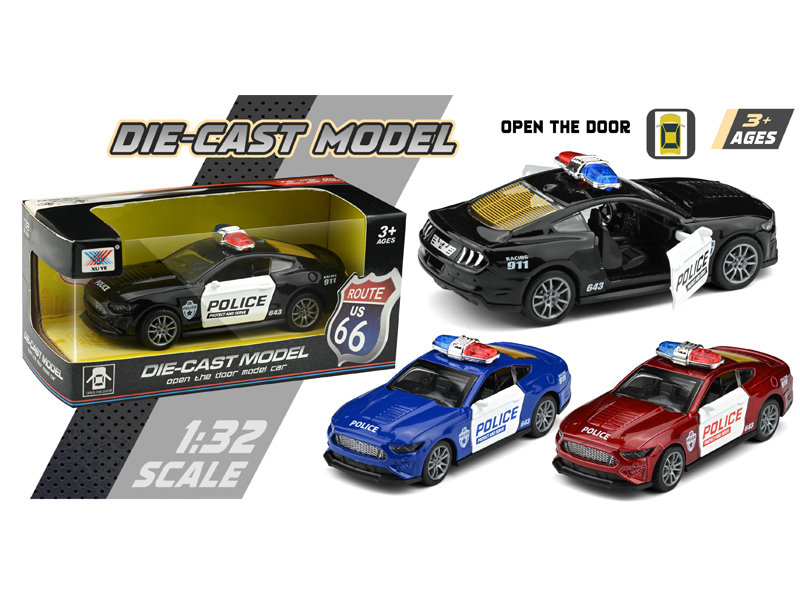 1:32 Pull Back Alloy Ford Car