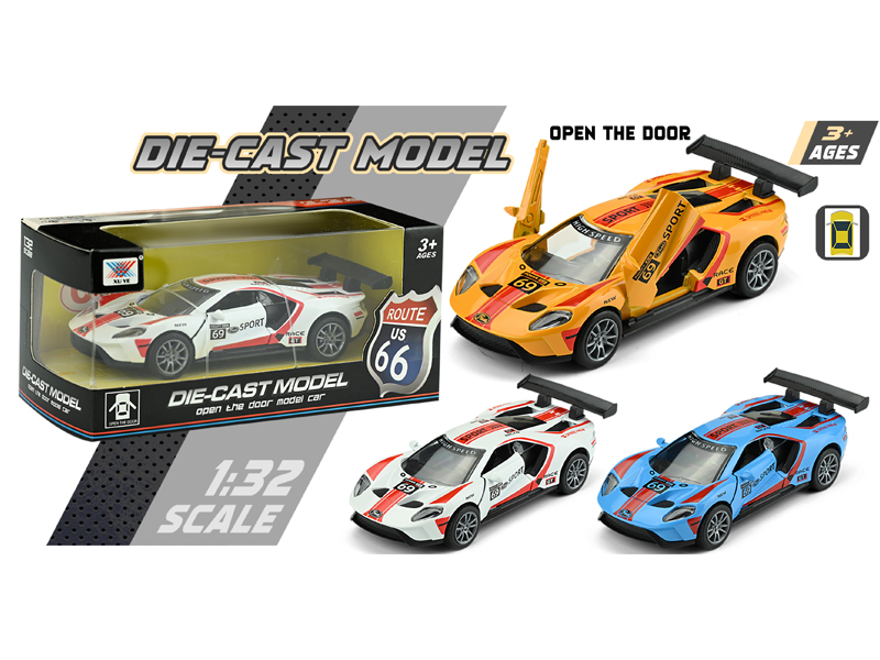 1:32 Pull Back Alloy Ford Car