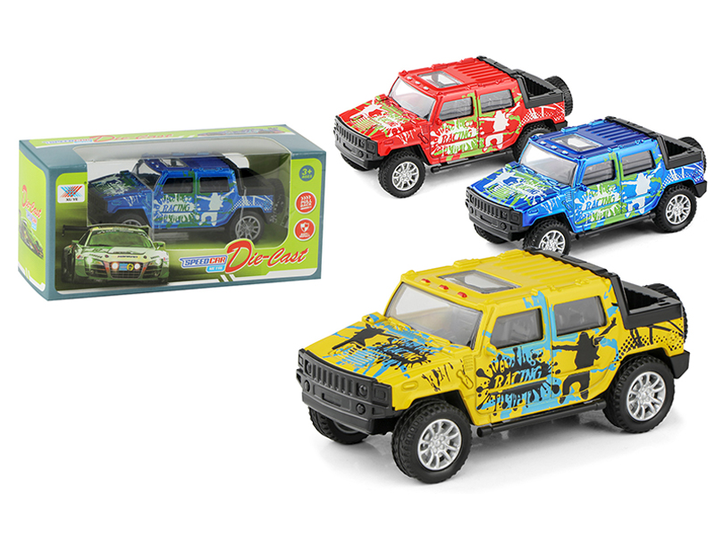 1:36 Pull Back Alloy Hummer Model