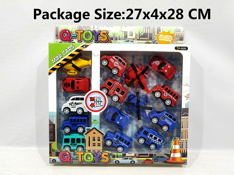 15PCS Pull Back Vehicle/Aircraft