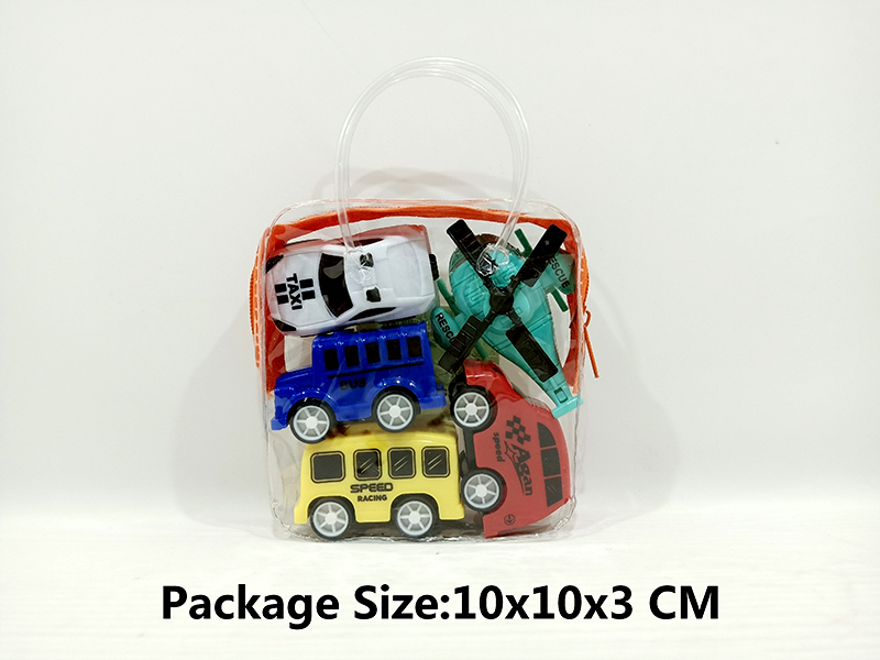 5PCS Pull Back City Car/Airplane