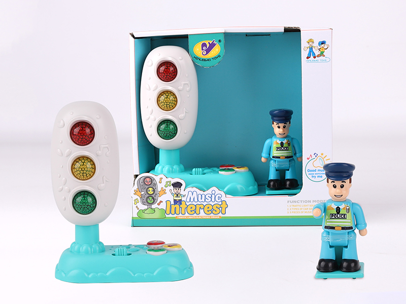 Music Traffic Light(Included Batteries) + Action Figure