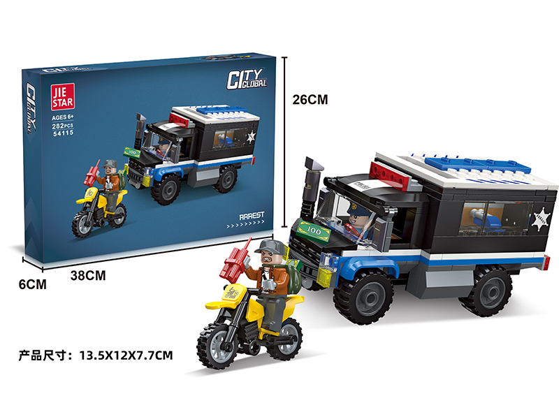 282Pcs Capture Building Blocks +Doll