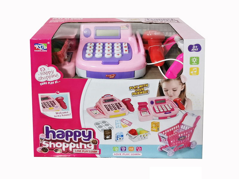 Cash Register Shopping Cart Set