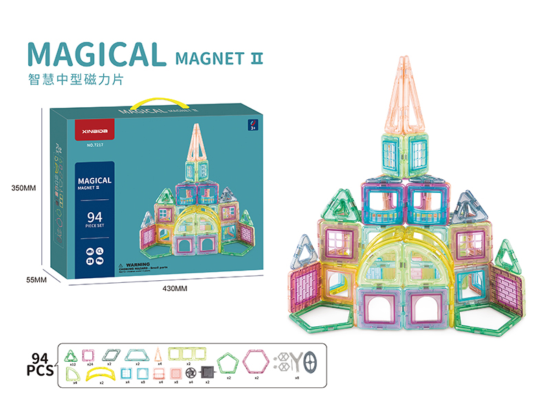 Magnetic Tiles Building Blocks(Medium Size)94PCS
